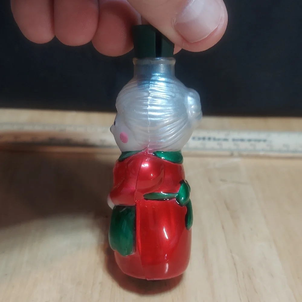 Vintage Avon Christmas Light Covers Santa & Mrs. Claus 1980s